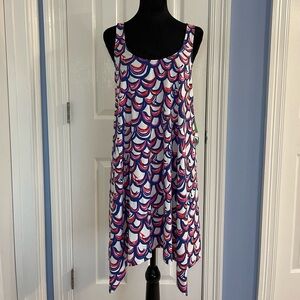 NWT Lilly Pulitzer Tank Asymmetrical Dress- Size M